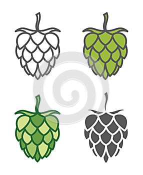 Image of hops set