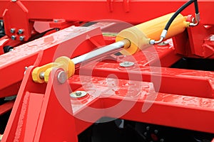 The image of the hydraulic cylinder