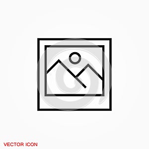 Image icon logo, illustration, vector sign symbol for design