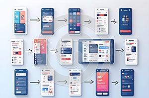 Mobile App UI UX Design Flow and Development Process