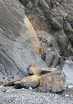 Rock fall photo