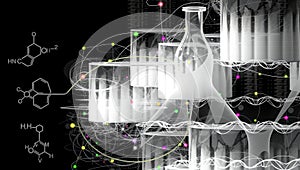 Futuristic Scientific Lab Visualization