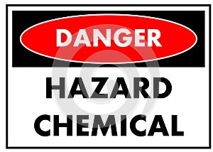 An image illustration of danger hazard chemical by powerpoint