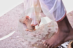 This is an image of an Indian Hindu-Bengali wedding...