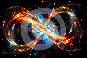 an image of an infinity sign in space