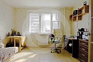 The image of an inhabited multiroom apartment