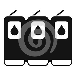 Image ink filling icon simple vector. Equipment copier