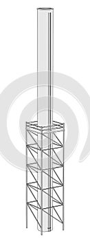 Image of inustrial chimney