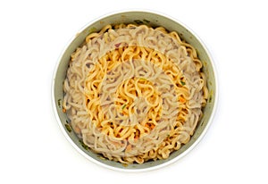 Image of isolated bowl with noodle