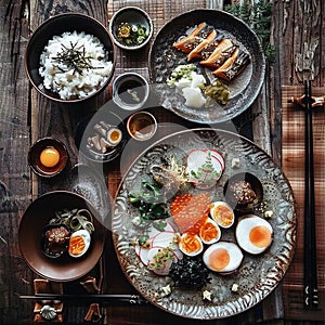 Image of japanese food that kaiseki