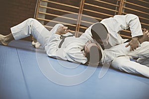 Image of judo fight.