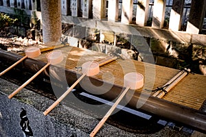 Image of a ladle of a shrine