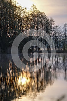 image of lake Seliger in Russia