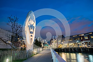 ECHO, sculpture created by Jaume Plensa on Seattle Waterfront