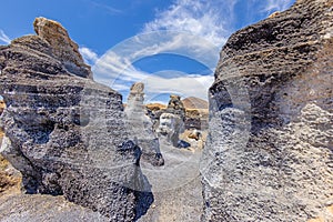 Image of Las Grietas washouts on the Canary Island of Lanzarote photo