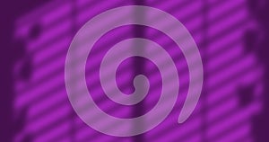 Image of leaf pattern in window on purple background