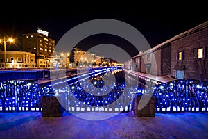 Light-Up Festival at Otaru Canal in Winter