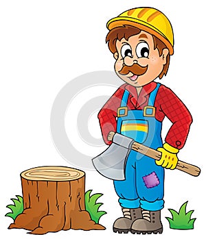 Image with lumberjack theme 1 photo