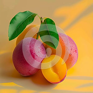Image Marian plum allure resembles plum, tastes like mango on yellow