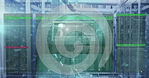 Image of medical data processing over computer servers