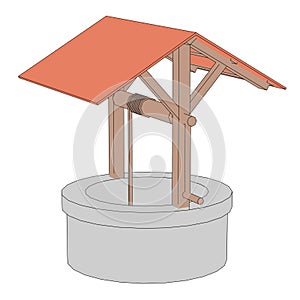 Image of medieval well