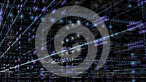 Image of Meta verse and network.