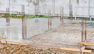 basement building under construction .