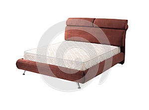 Luxury platform bed with mattress