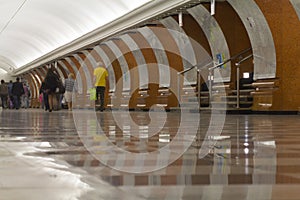 The image of Moscow subway station