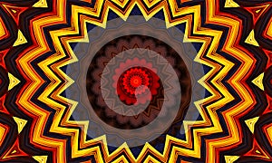 Image motion illusion 2021, star kaleidoscope background. Beautiful multicolor kaleidoscope texture. Unique kaleidoscope design,