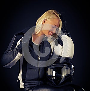 Image of motorcyclist