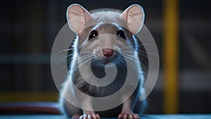 very detailed and close-up image of a mouse zoomed in photo