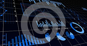 Image of multiple graphs on white grid