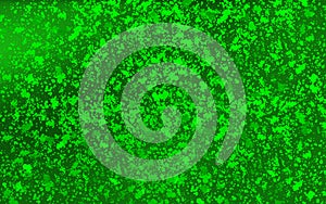 Green imagen of stains over bright background