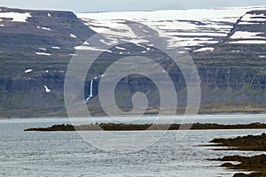 Image of nature and landscapes along the coast of iceland