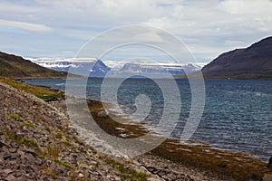 Image of nature and landscapes along the coast of iceland