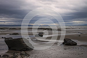 Image of nature and landscapes along the coast of iceland