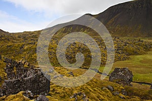 Image of nature and landscapes of iceland