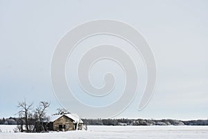 Old Run Down Farm House