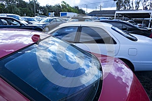 Image of parked cars