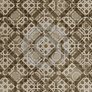 image pattern with modern Arab influence, over grey background
