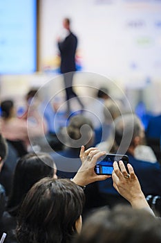 People on a conference photo