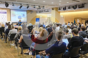 People on a conference