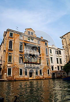 Image of picturesque chanels of Venice, Italy