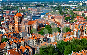 Image of picturesque cityscape of Gdansk