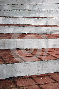 Image of a pile of old clay tiles stacked