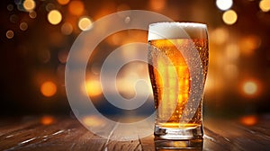 Image of a Pint of Beer in a Bar