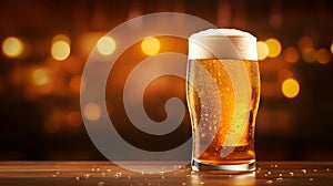 Image of a Pint of Beer in a Bar