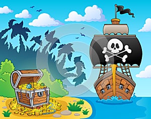 Image with pirate vessel theme 3