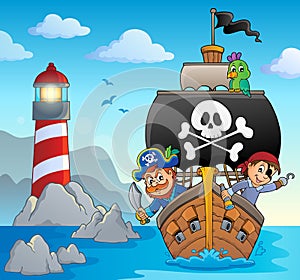 Image with pirate vessel theme 5